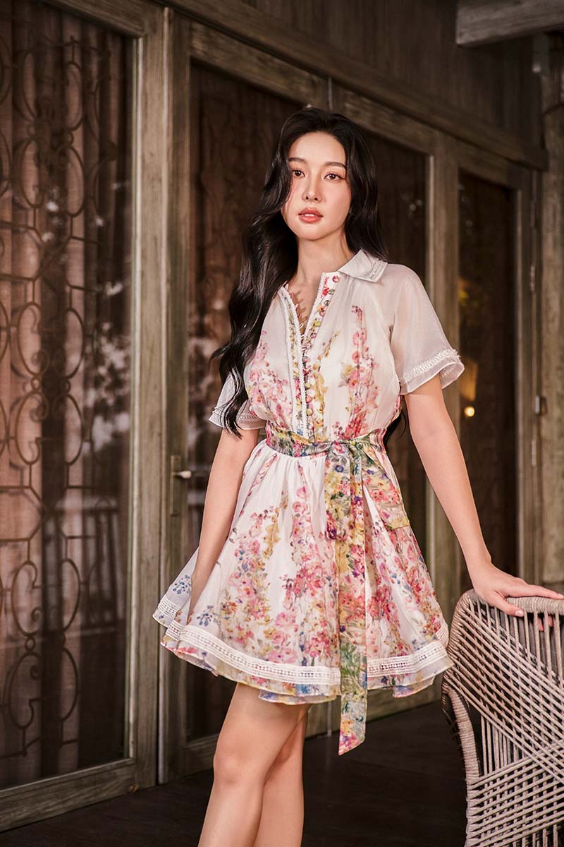 TROPICAL REVERIE MINI DRESS