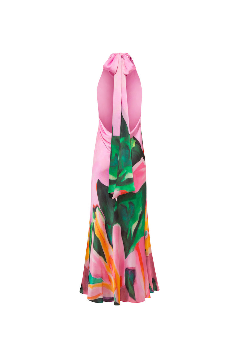BIANCA DRESS IN TAFFY PINK