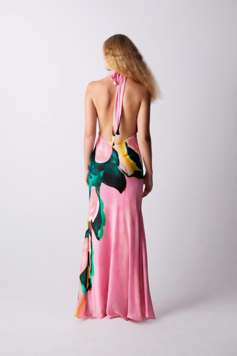 CHIARA DRESS IN TAFFY PINK