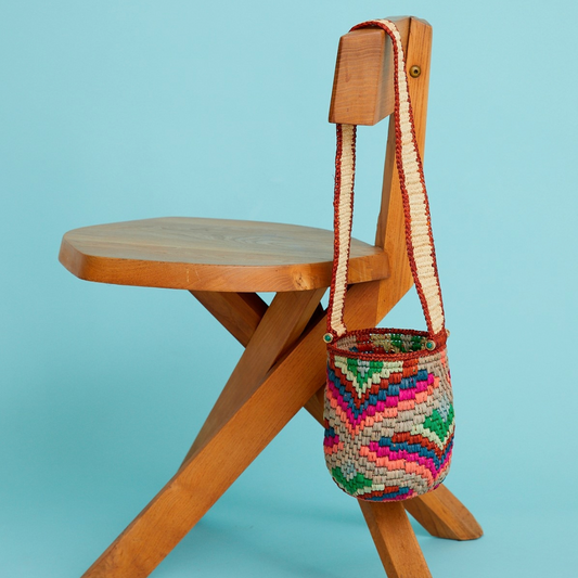 Gas Bijoux Bucket Bag Mini Raffia