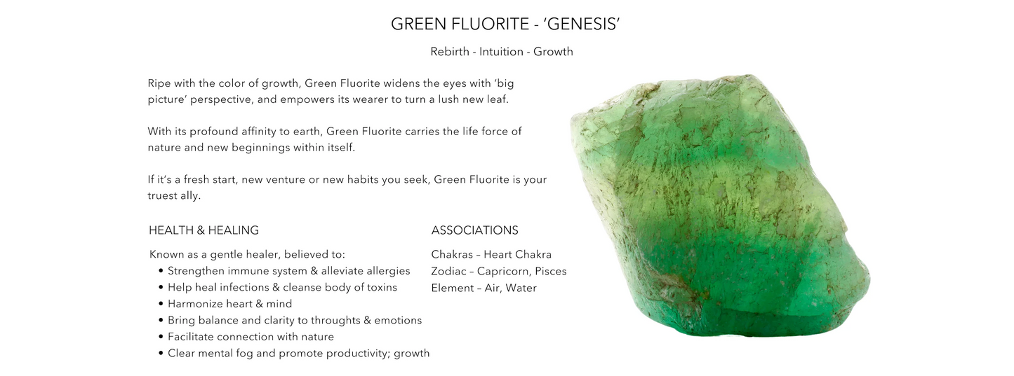 Green Fluorite Goddess earrings