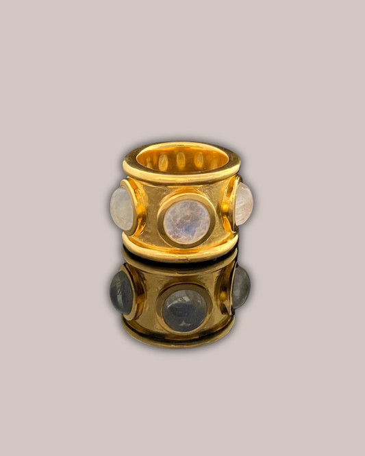 Tay Aquamarine Set Guinevere Ring