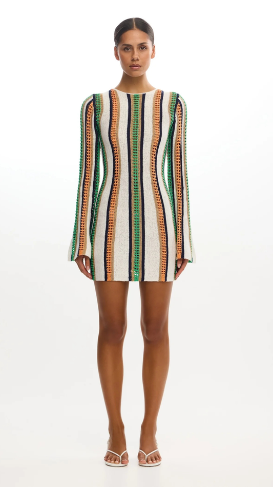 May Long Sleeve Mini Dress