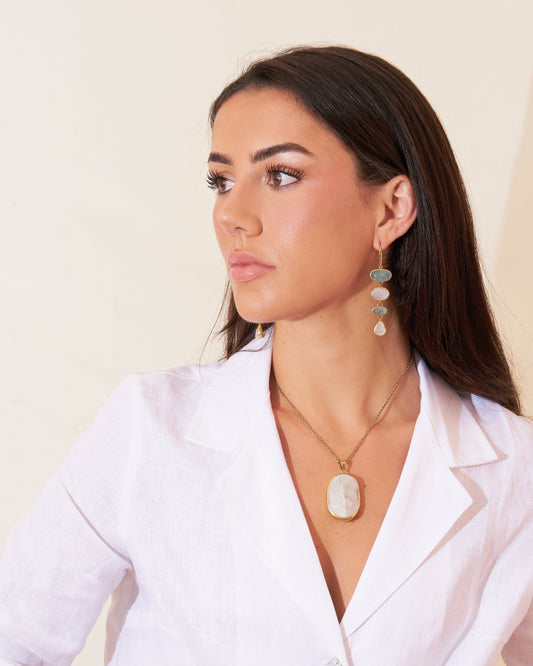 Lassanai Playa Cascades Moonstone amd Aquamarine
