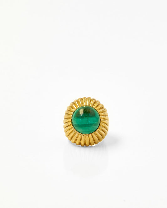 Tay Malachite Set Begum Ring