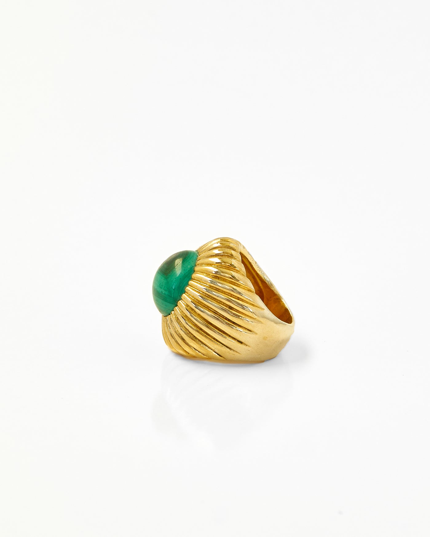 Tay Malachite Set Begum Ring