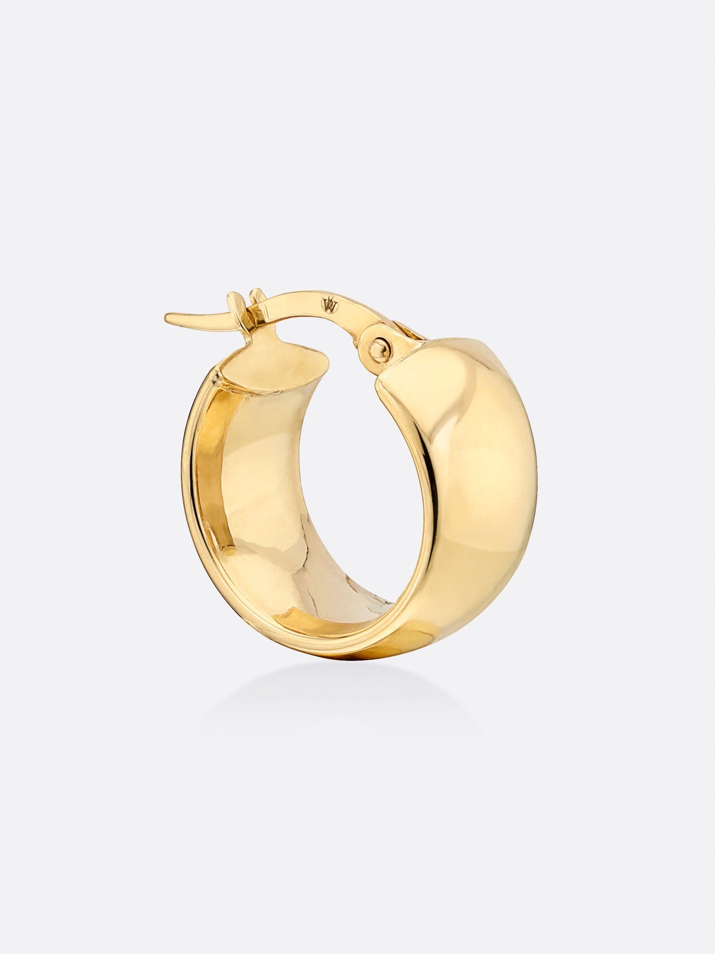 Icons Yellow Gold Mini Hoop Earrings
