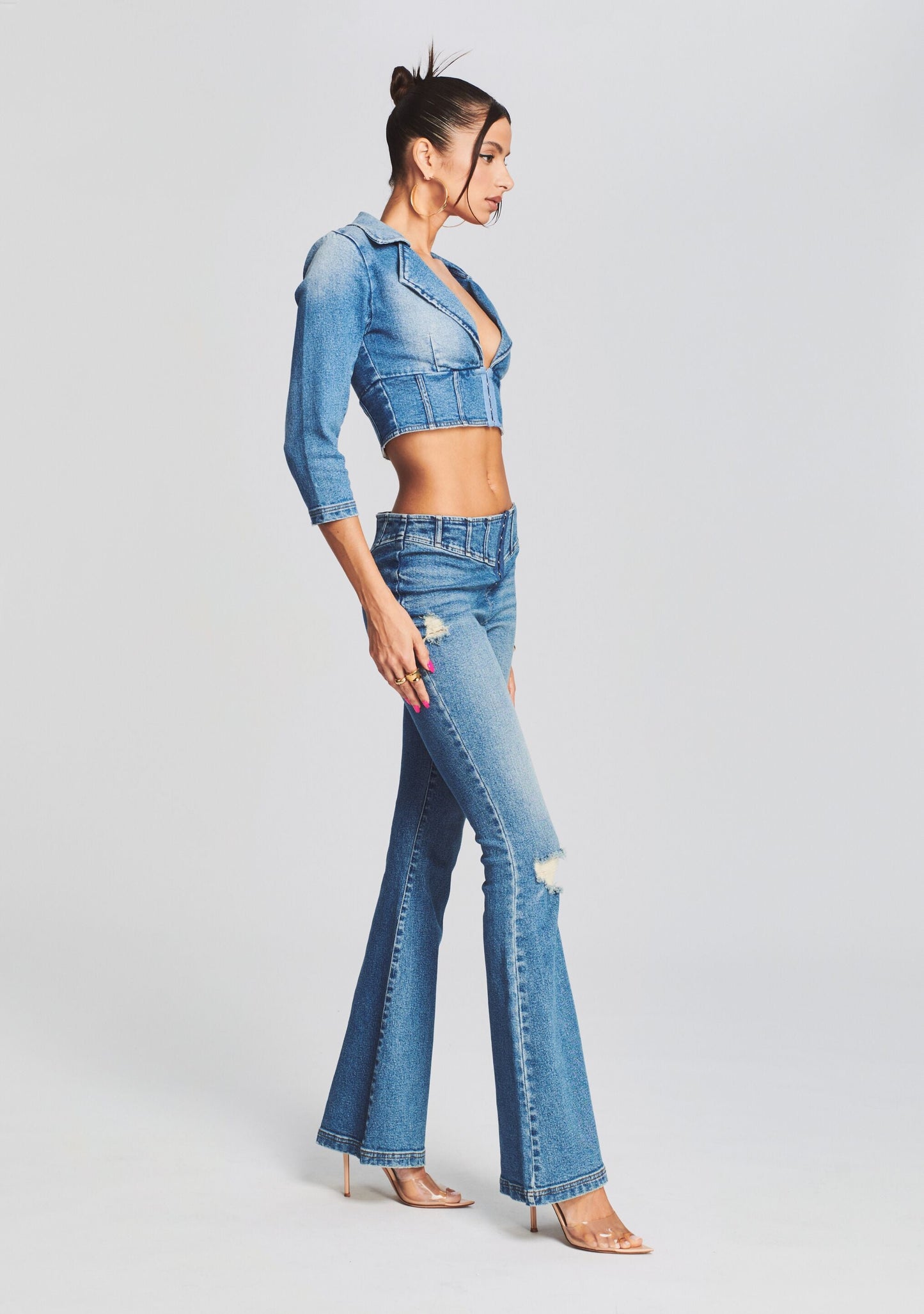 Maxine Denim Top