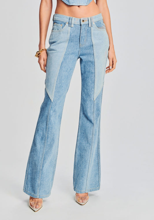 Rafael Patchwork Denim Jean