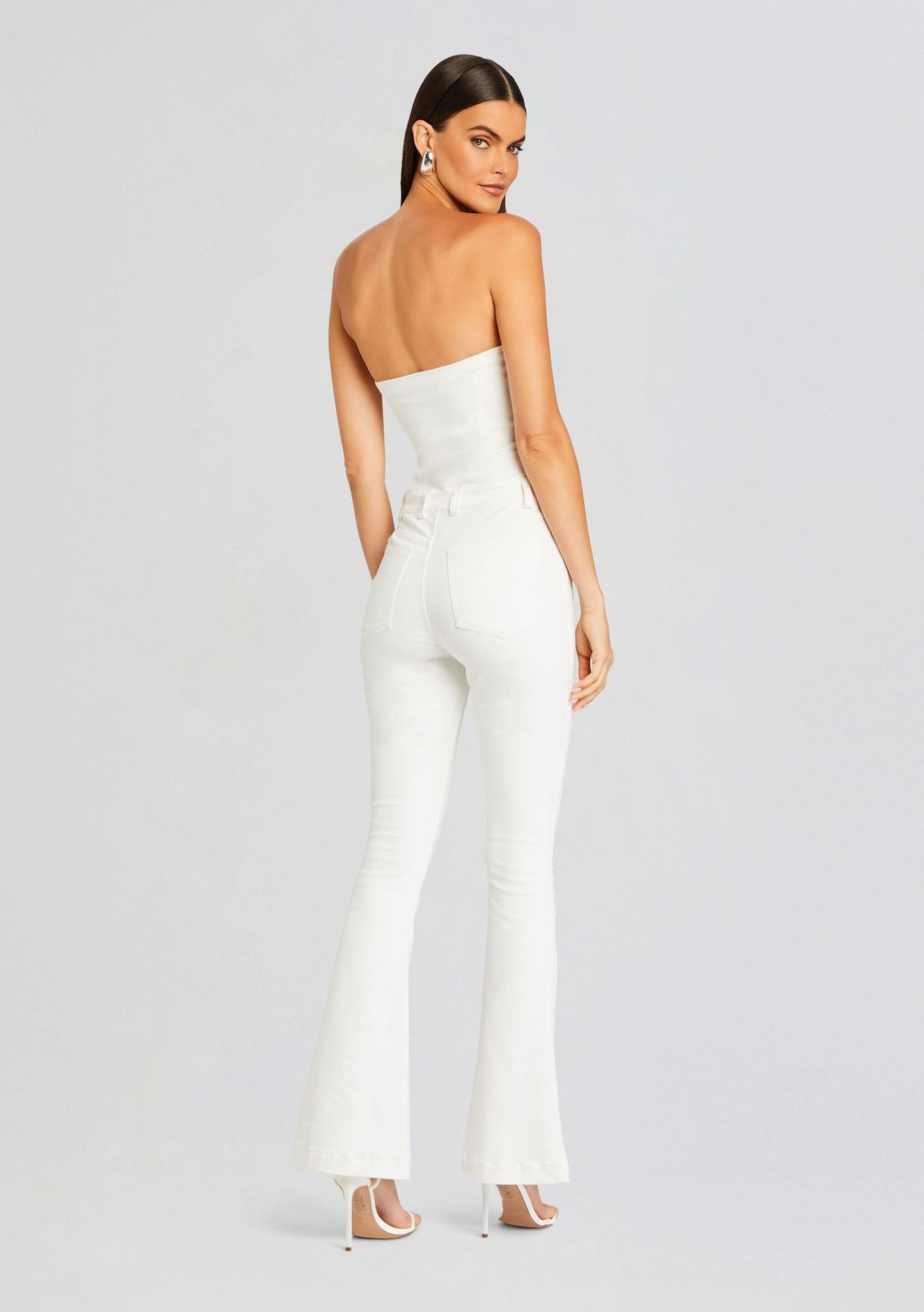 Jeanette Stretch Denim Jumpsuit