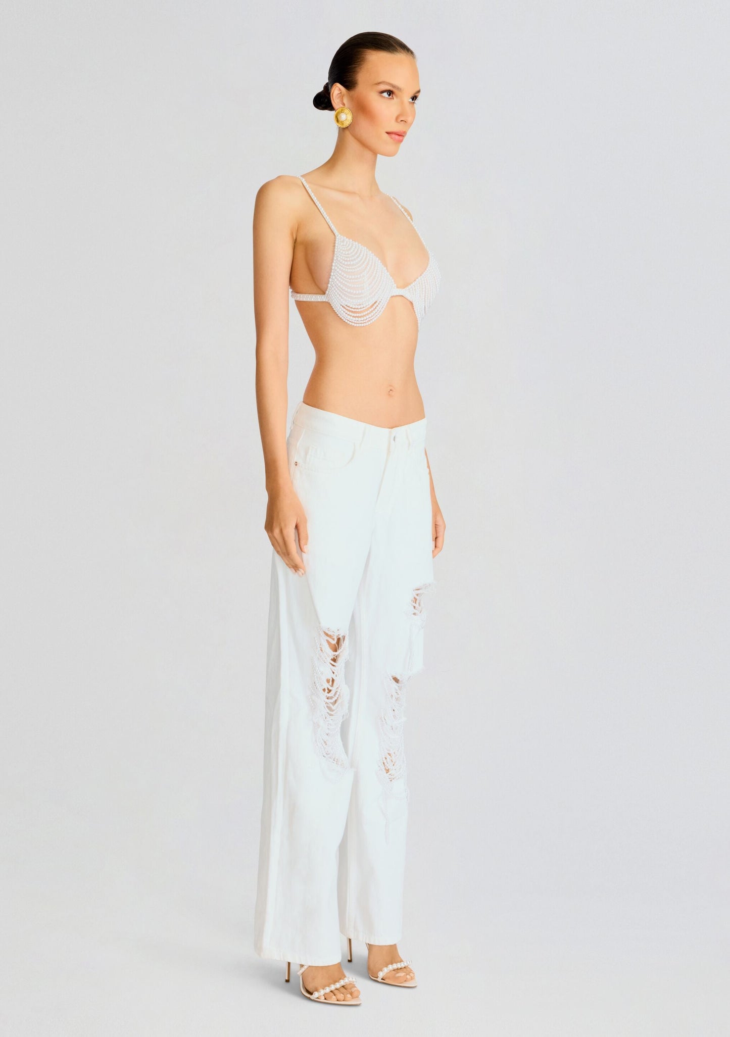 Madison Pearl Embellished Jean