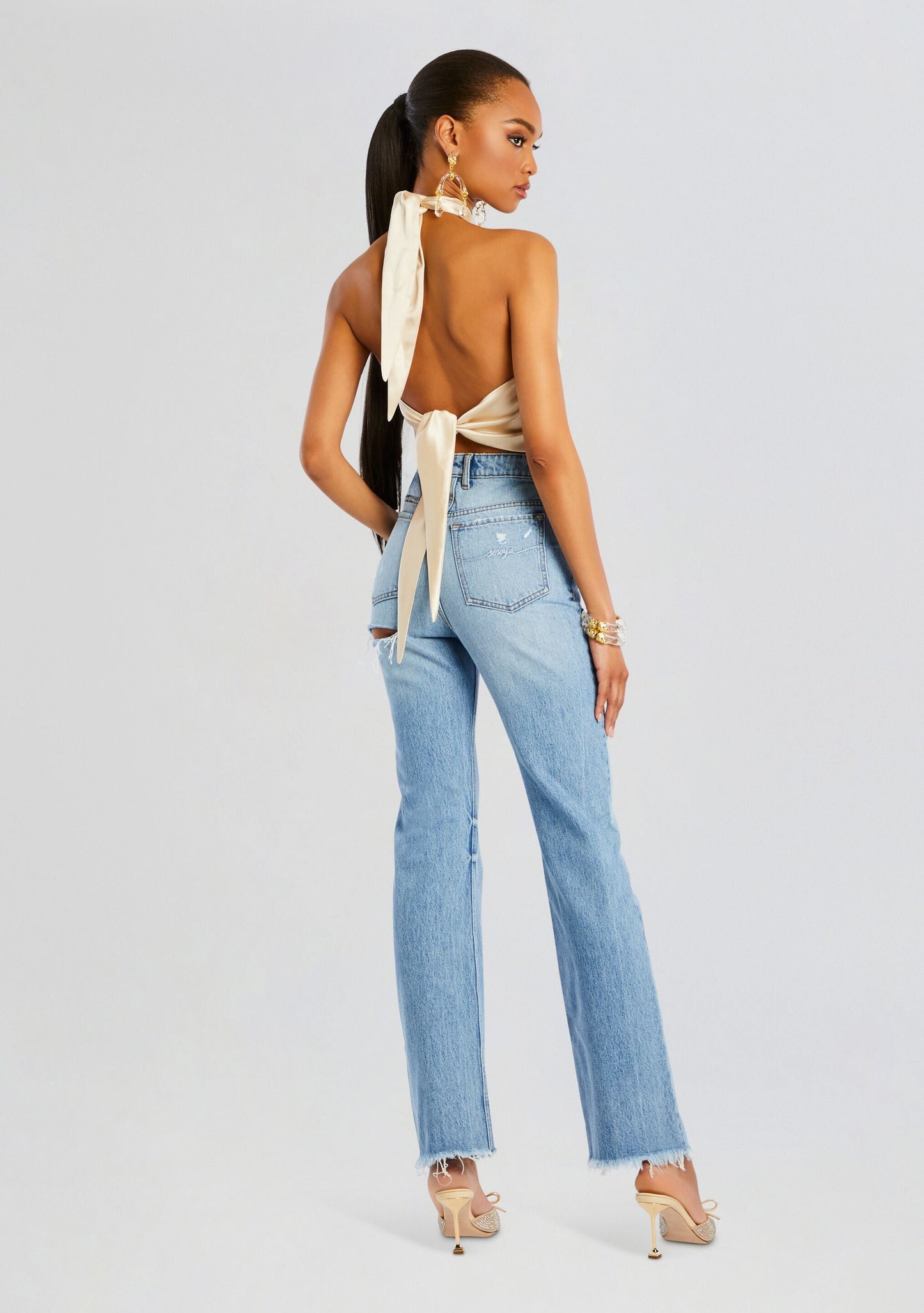 Brooklyn High Rise Straight Jean