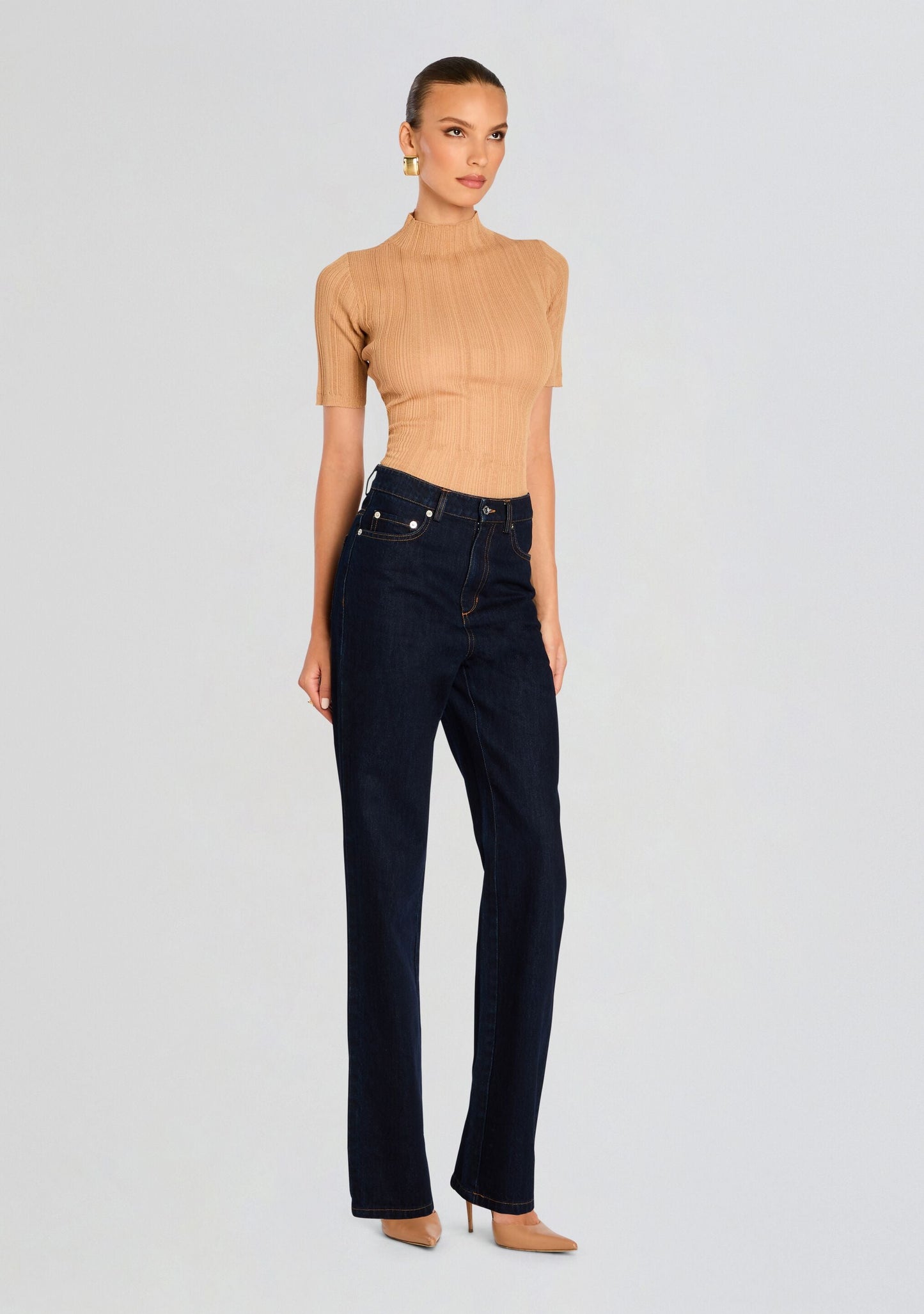 Brooklyn High Rise Straight Jean