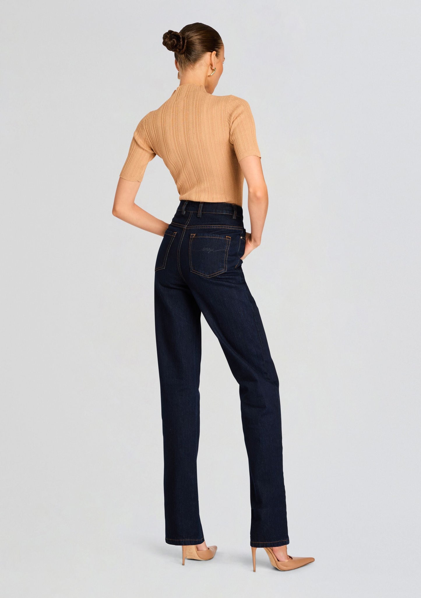 Brooklyn High Rise Straight Jean