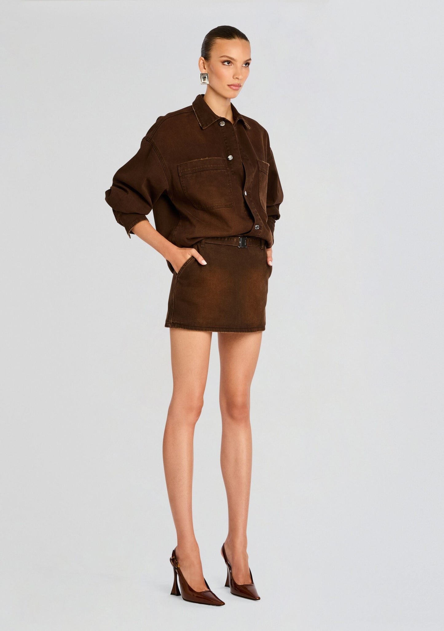 Marquise Mid Rise Mini Skirt