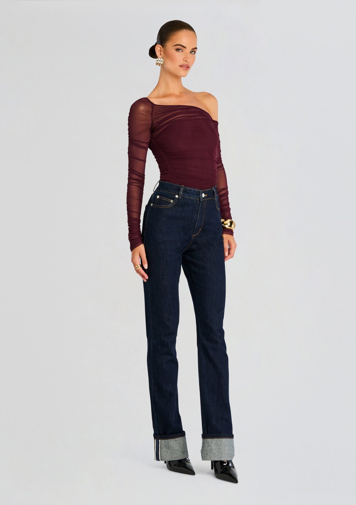 Ashton High Rise Slim Flare Jean