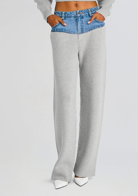 Chani Knit Denim Pant