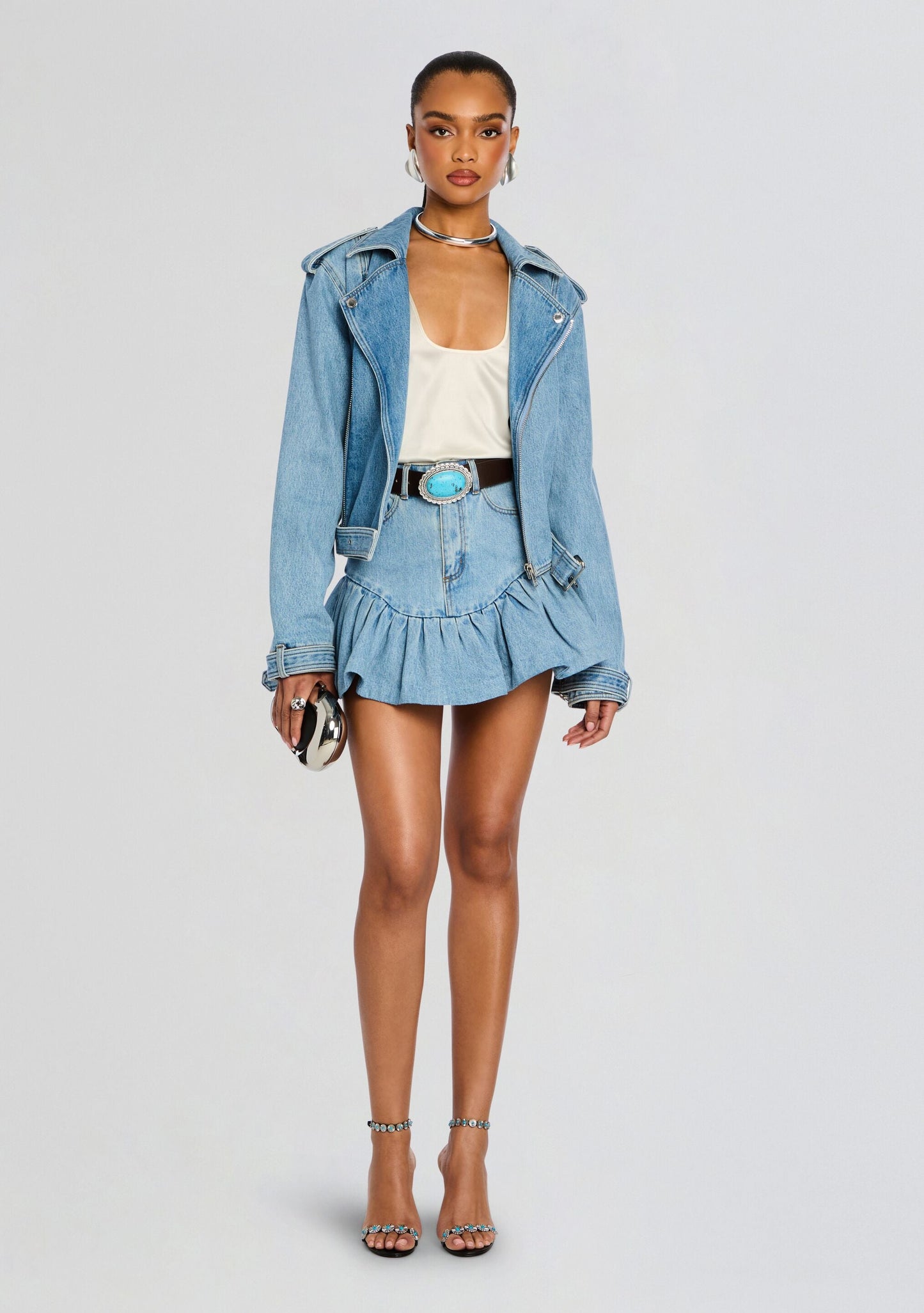 Angelique Denim Skirt