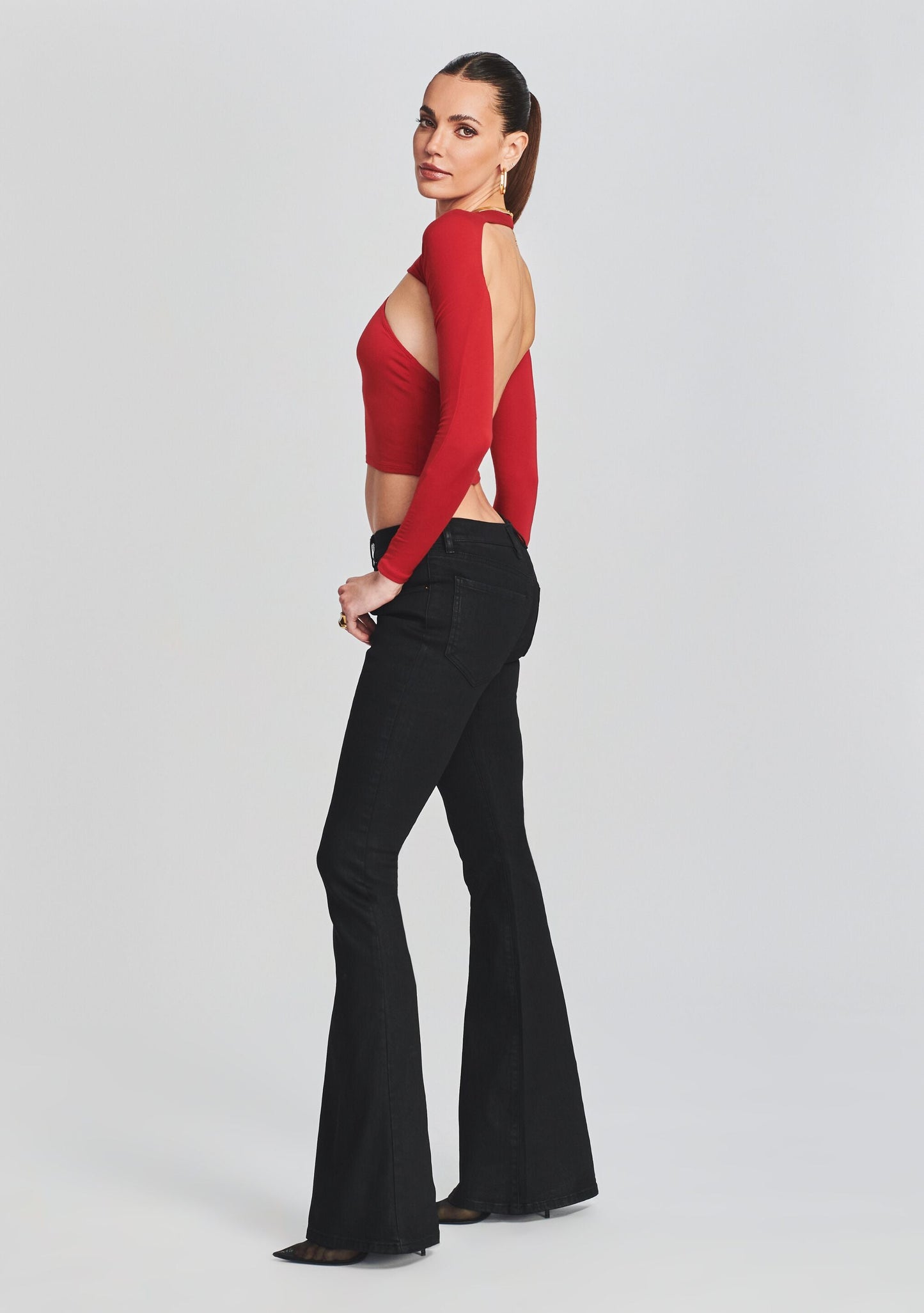 Demi Coated Denim Jean