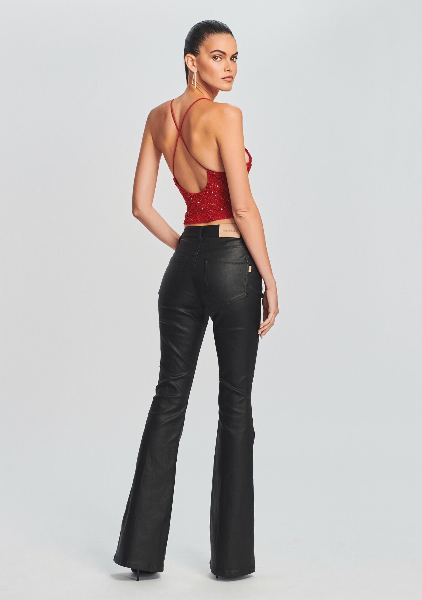 Laurel Coated Denim Pant