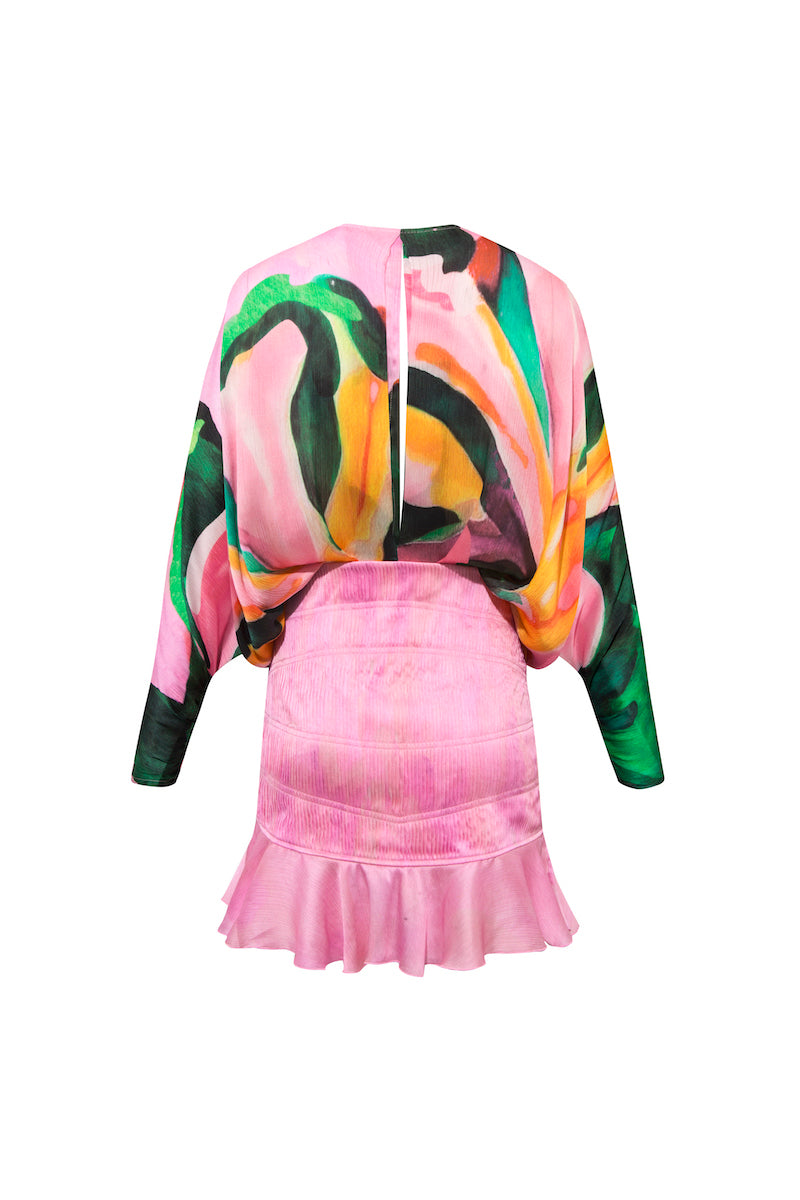 FIORELLA DRESS IN TAFFY PINK
