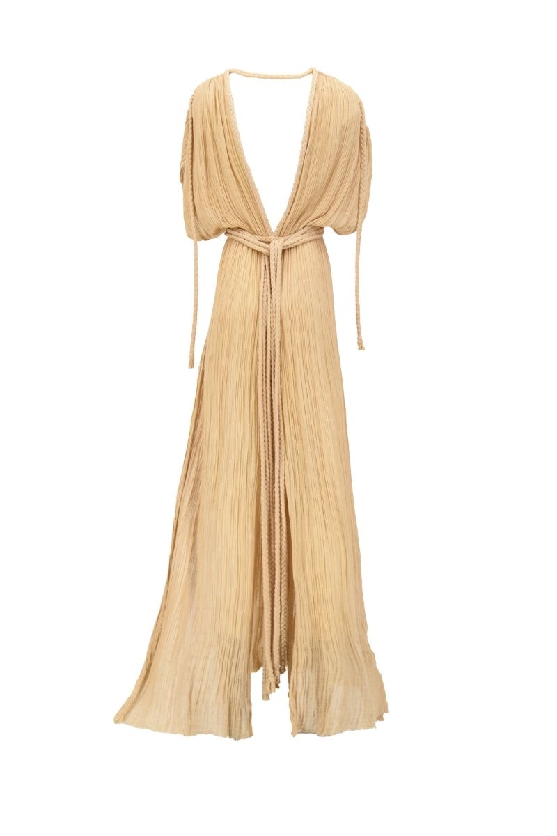 ERA DUSTER MAXI DRESS IN SAND