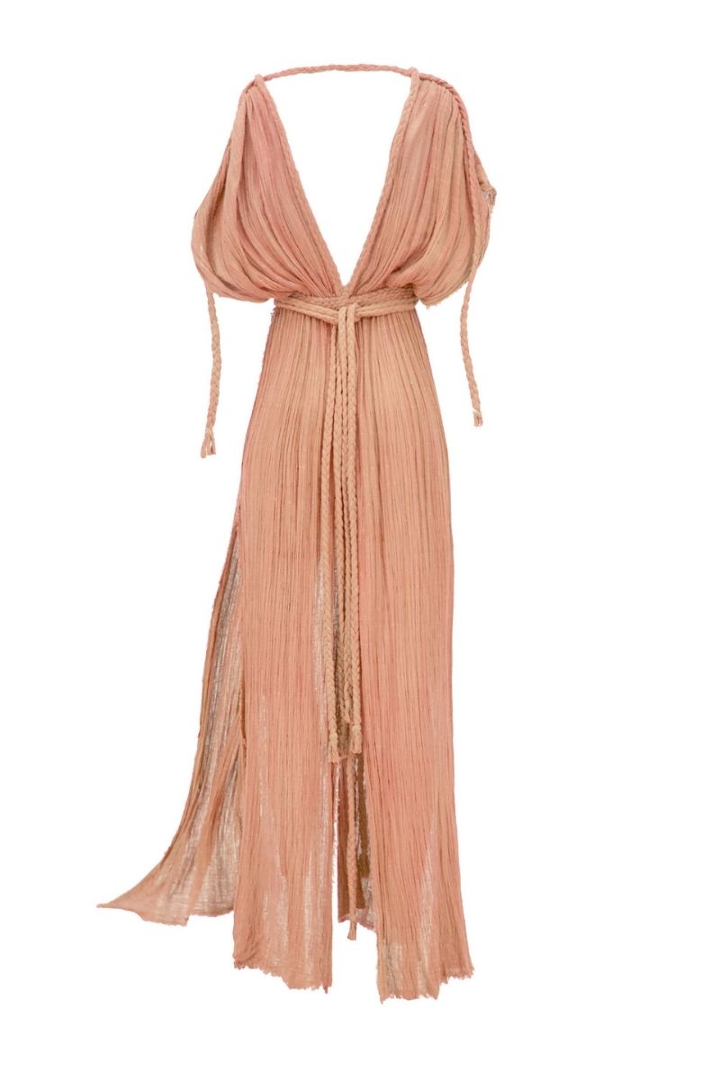 AURA DUSTER GOWN IN ROSE