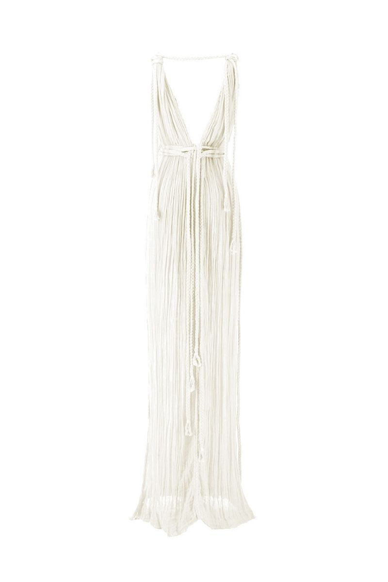 SELENA MAXI DRESS IN NUDE
