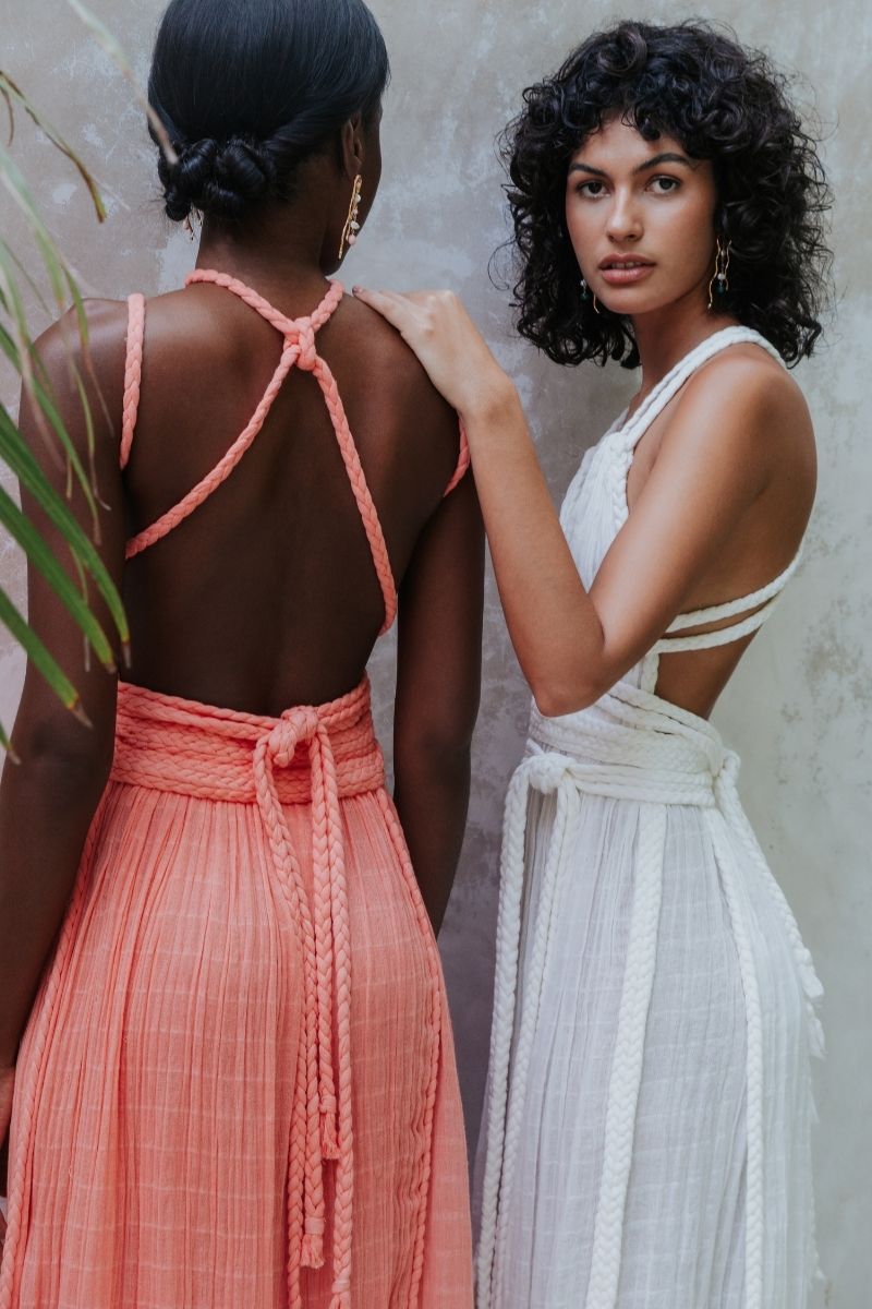 GISELLA MAXI DRESS IN NUDE