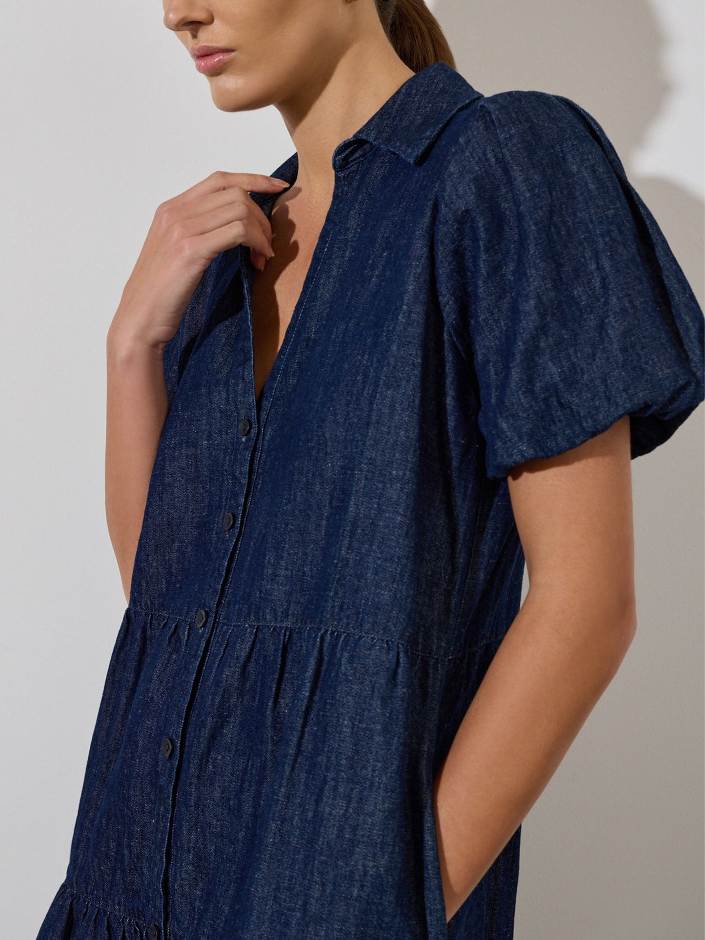 The Havana Mini Indigo Dress