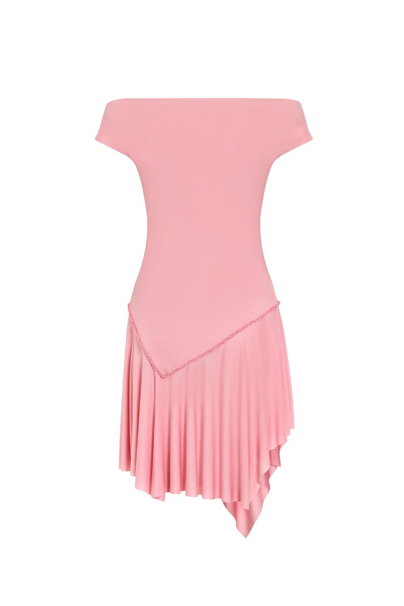 THE FOOL DRESS IN BABY PINK
