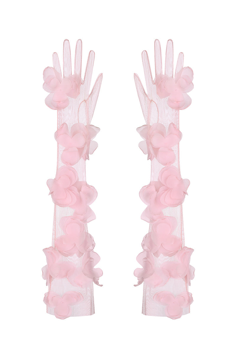 MARTINA GLOVES IN PINK