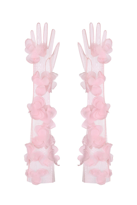 MARTINA GLOVES IN PINK