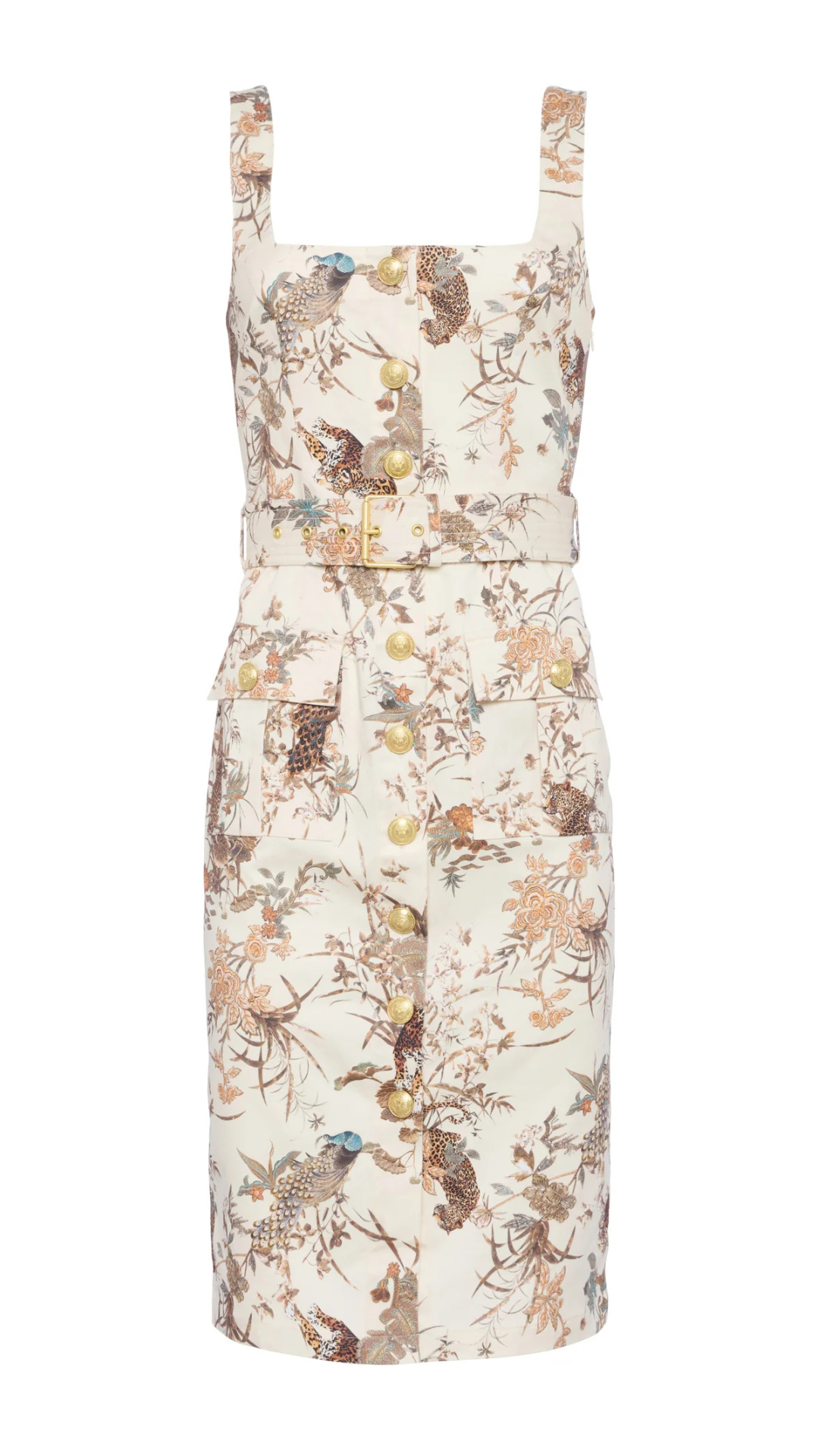 Idy Button-Front Dress