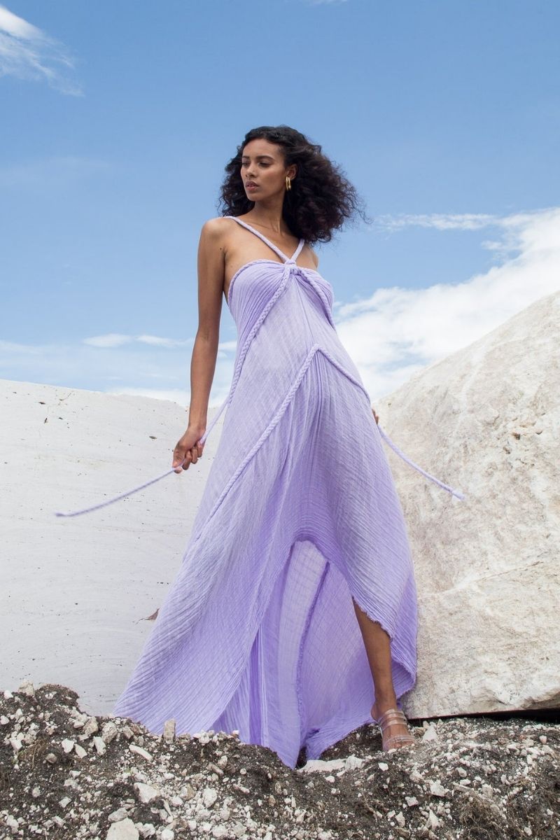 ILYA DRESS IN LILAC