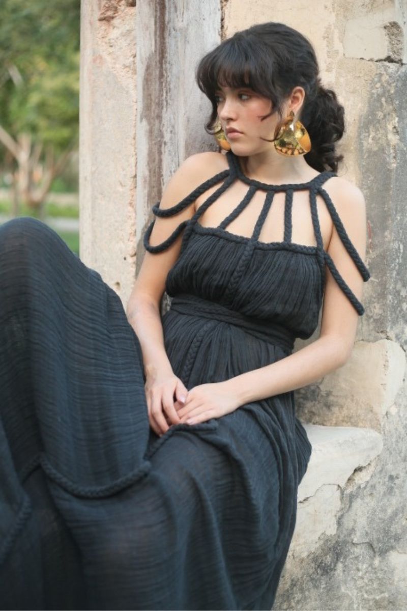 SEVERYNA DRESS IN MIDNIGHT