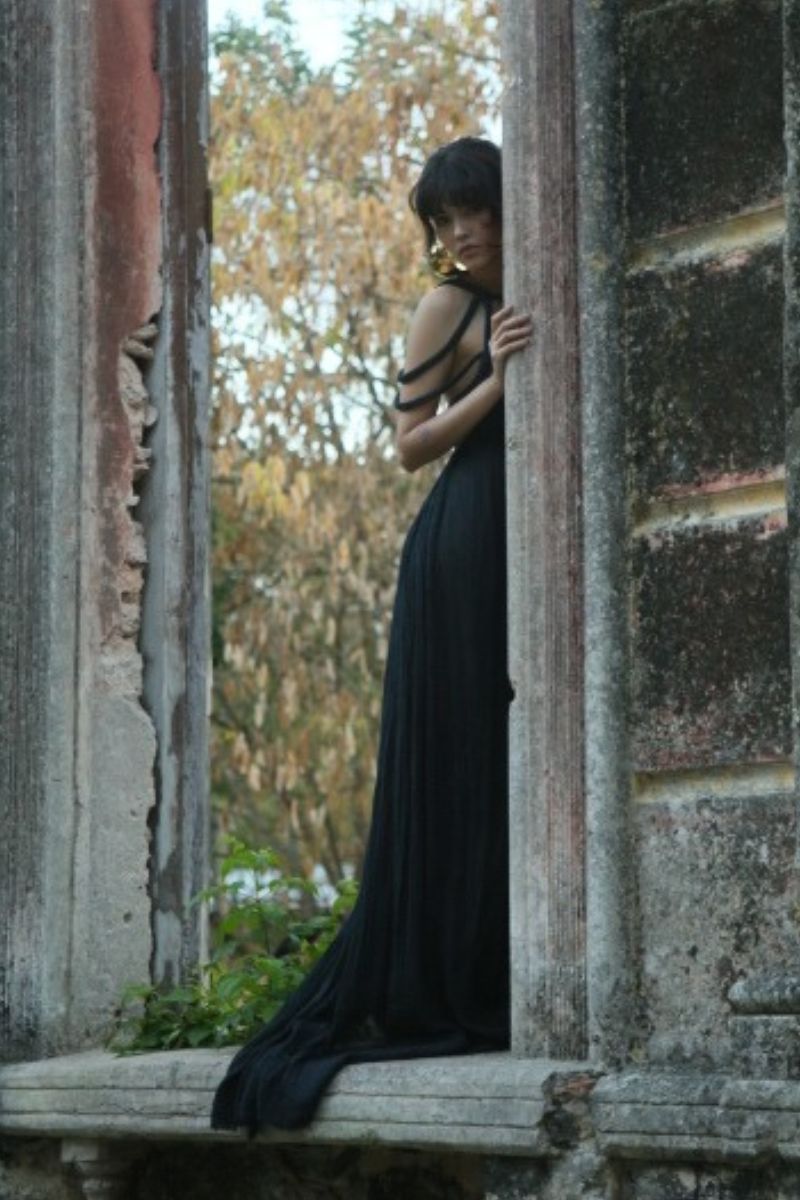 SEVERYNA DRESS IN MIDNIGHT