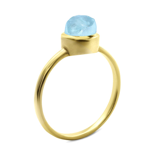Aquamarine Stackable Ring