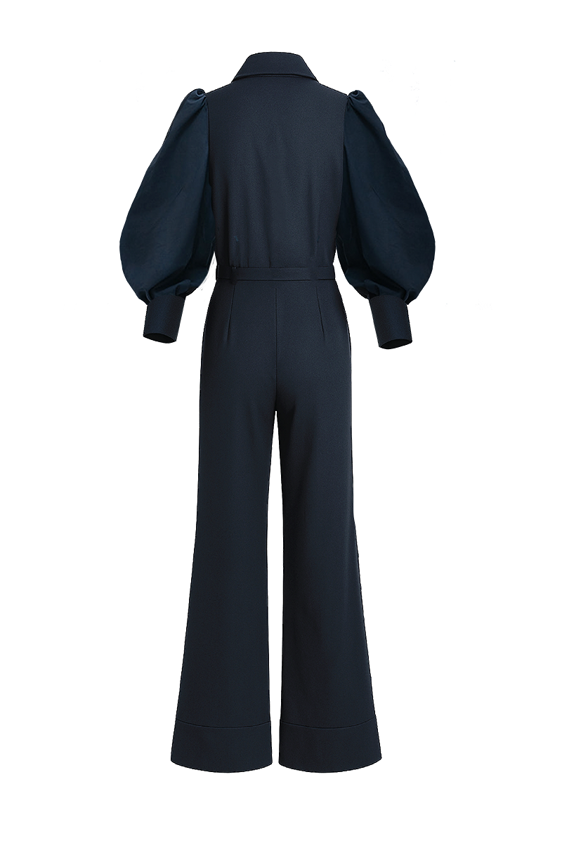 LILIANNE JUMPSUIT IN NAVY BLUE