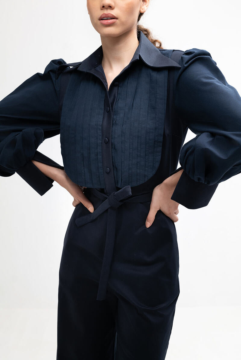 LILIANNE JUMPSUIT IN NAVY BLUE