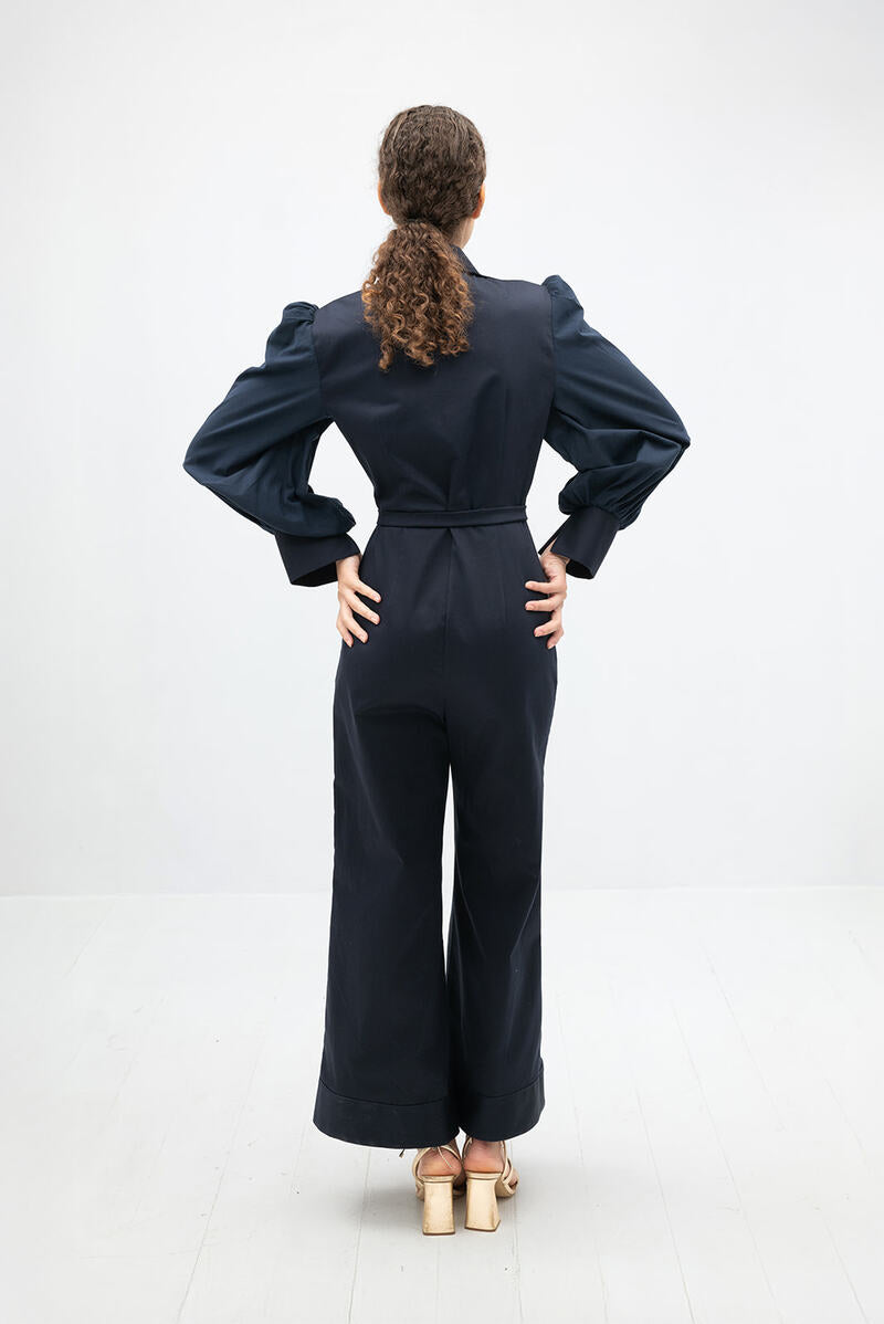 LILIANNE JUMPSUIT IN NAVY BLUE