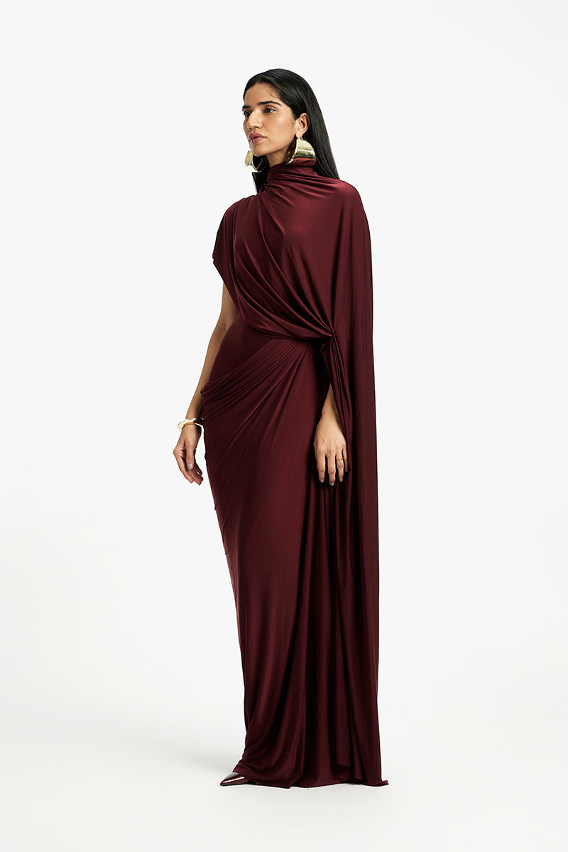 DAPHNE DRAPED MAXI DRESS