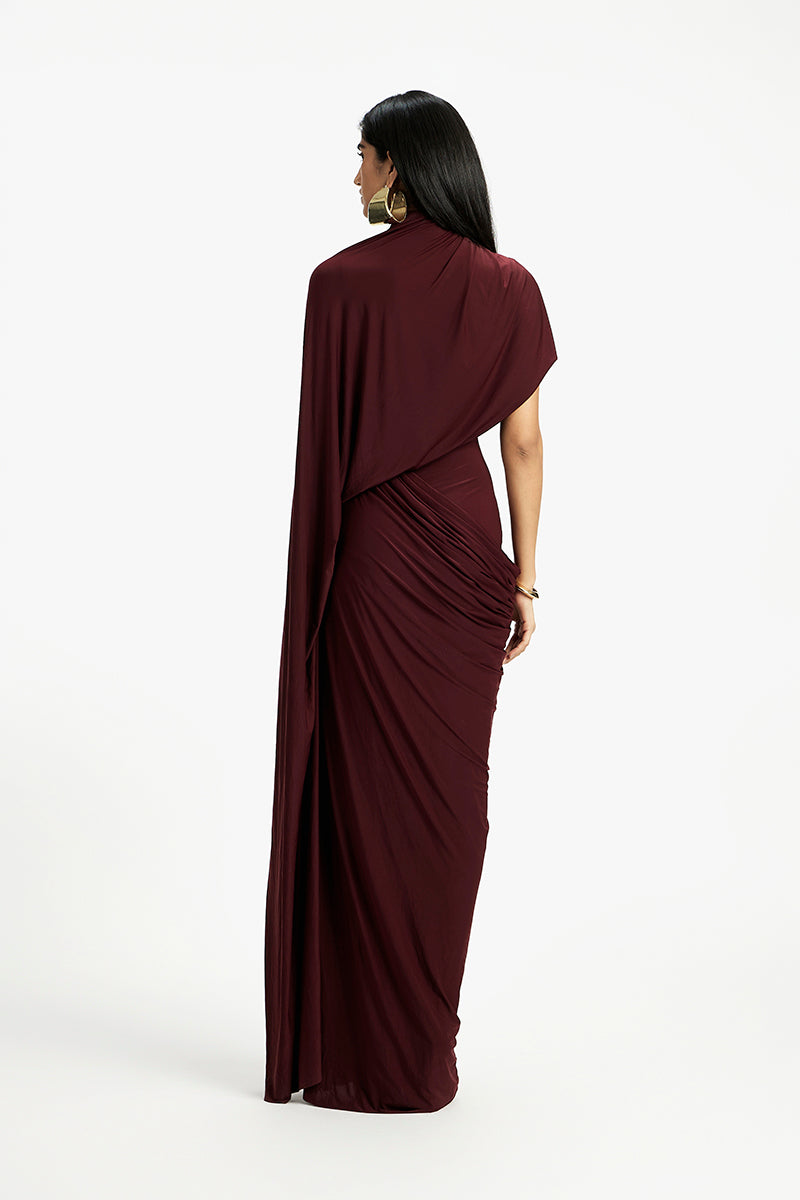 DAPHNE DRAPED MAXI DRESS