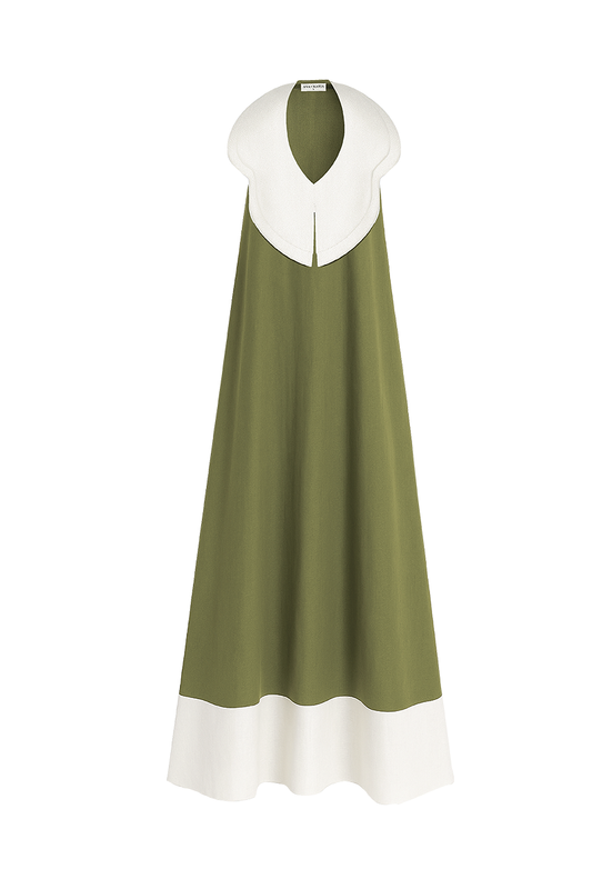 LORA DRESS IN SAGE GREEN