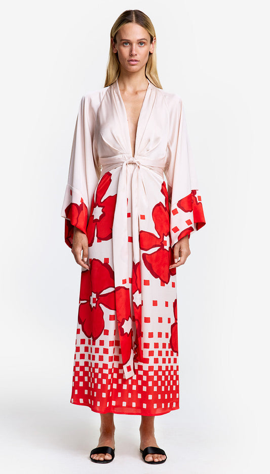 Butterfly Midi Dress