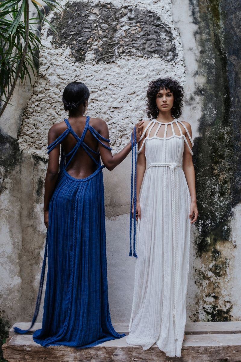 SEVERYNA DRESS IN NUDE