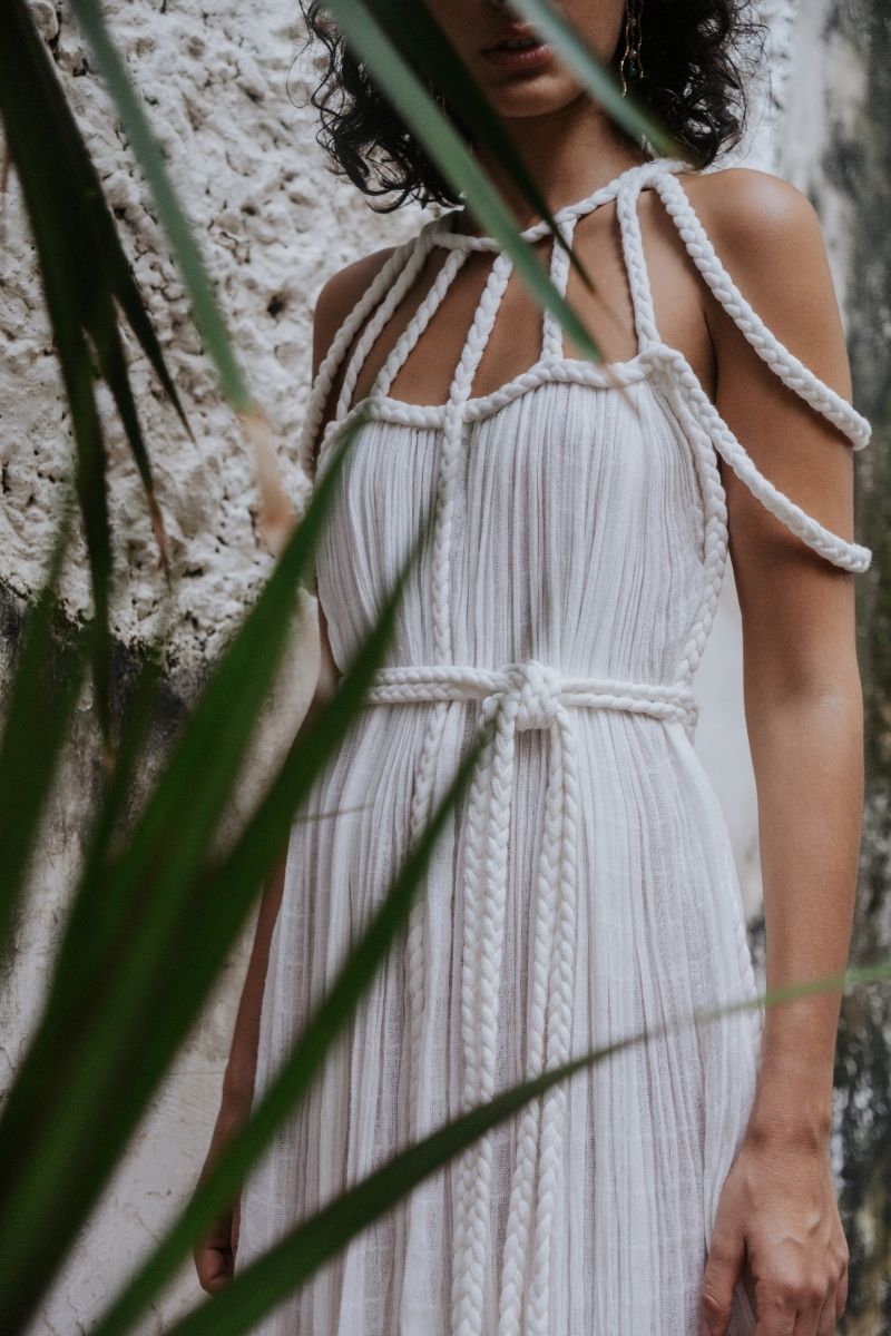 SEVERYNA DRESS IN NUDE