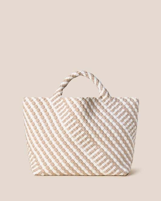 St. Barths Medium Tote Graphic Stripe Mykonos
