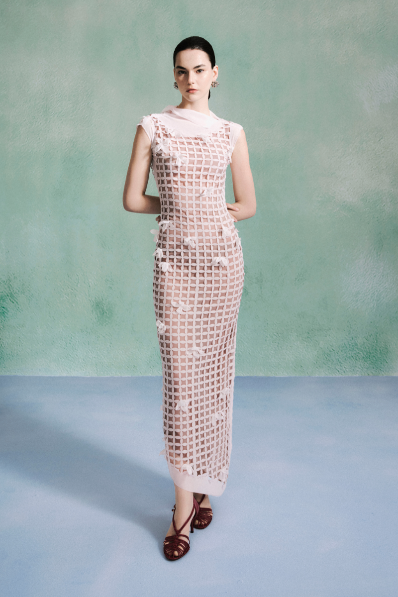 3D COLUMN DRESS