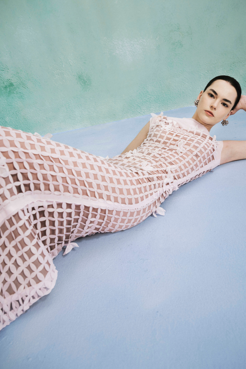 3D COLUMN DRESS